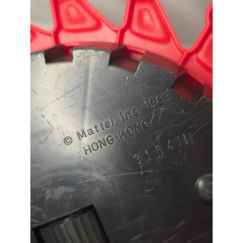 Mattel‎ MOTU Roton Vehicle OS Black Red Fair 1983 3134HI